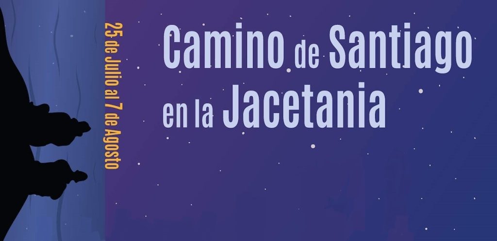 Cartel Camino de Santiago en Jacetania